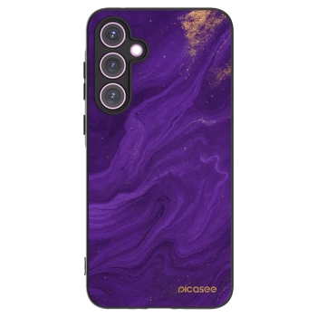 Picasee Samsung Galaxy A35 5G A356B Hülle - Schwarzes Silikon - Purple