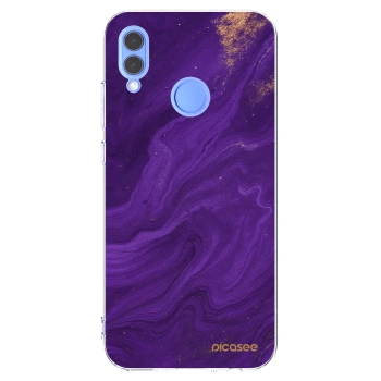 Picasee Huawei P Smart 2019 Hülle - Transparentes Silikon - Purple