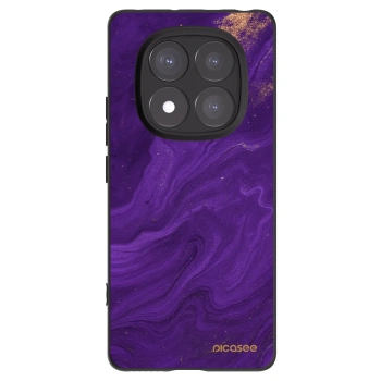 Picasee Xiaomi Redmi Note 14 Pro 5G Hülle - Schwarzes Silikon - Purple