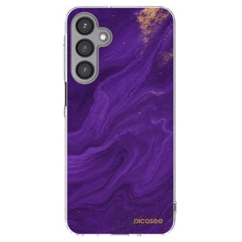 Picasee Samsung Galaxy A16 5G Hülle - Transparentes Silikon - Purple
