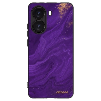 Picasee Xiaomi Poco X7 Pro 5G Hülle - Schwarzes Silikon - Purple
