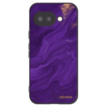 Picasee Google Pixel 9a Hülle - Schwarzes Silikon - Purple