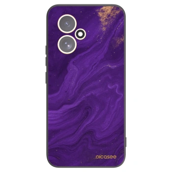 Picasee Honor 400 5G Hülle - Schwarzes Silikon - Purple