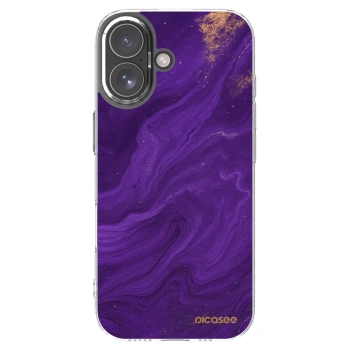 Picasee Apple iPhone 17 Hülle - Transparentes Silikon - Purple