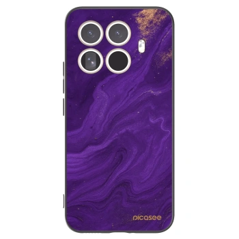 Picasee Xiaomi 15T Pro Hülle - Schwarzes Silikon - Purple