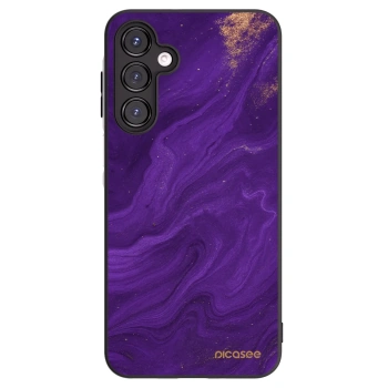 Picasee Samsung Galaxy A16 4G Hülle - Schwarzes Silikon - Purple