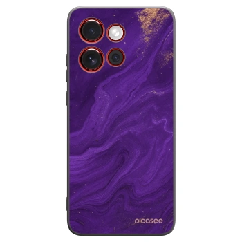 Picasee Motorola Edge 60 Neo 5G Hülle - Schwarzes Silikon - Purple