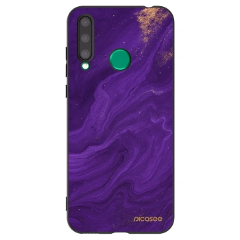 Picasee Honor 20 Lite Hülle - Schwarzes Silikon - Purple