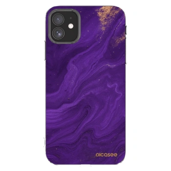 Picasee Apple iPhone 11 Hülle - Transparentes Silikon - Purple