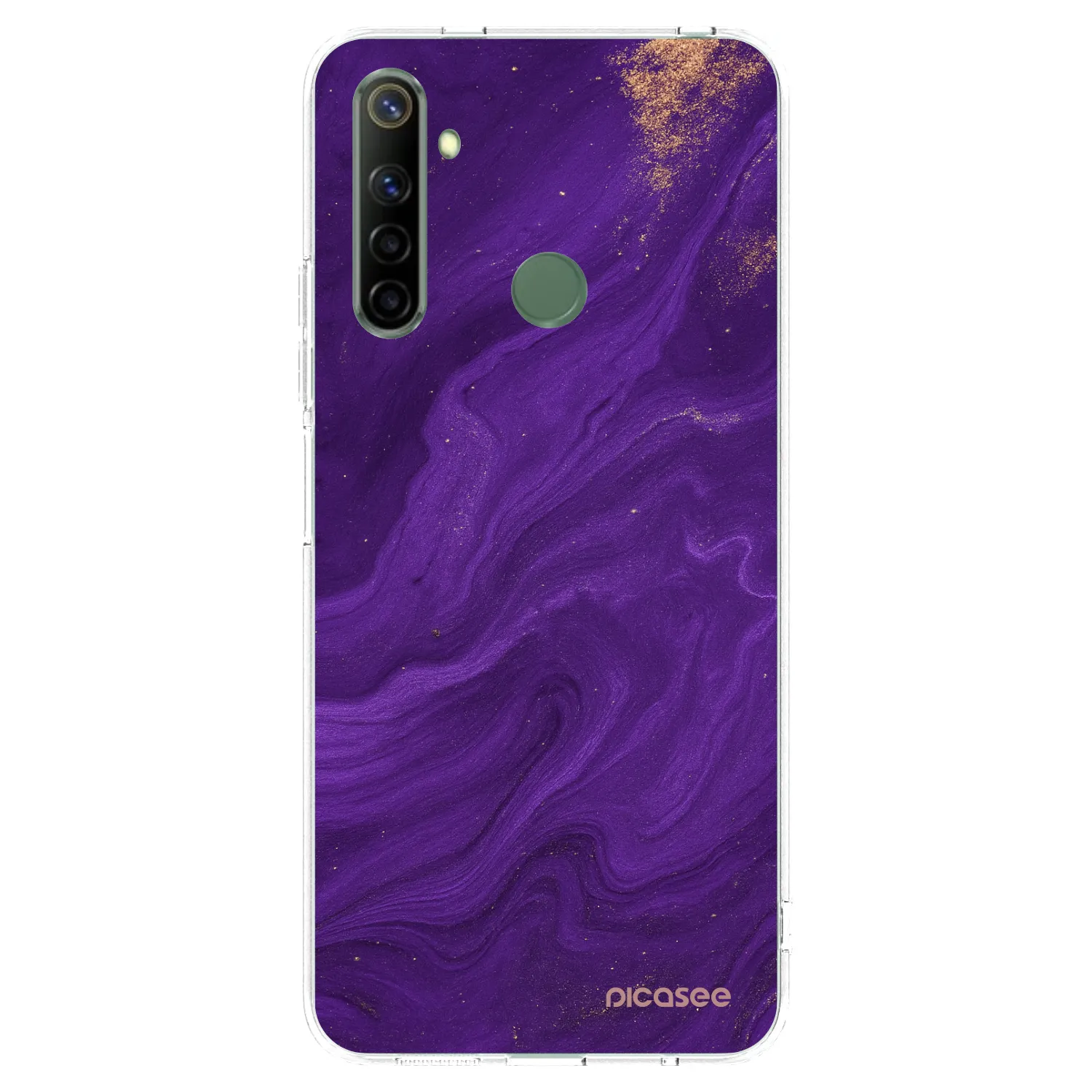 Picasee Realme 6i Hülle - Transparentes Silikon - Purple