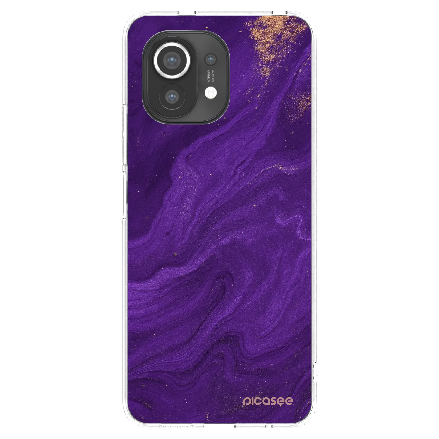 Picasee Xiaomi Mi 11 Hülle - Transparentes Silikon - Purple