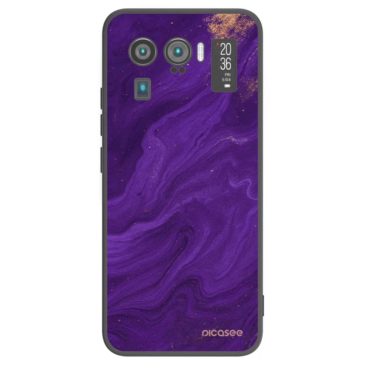 Picasee Xiaomi Mi 11 Ultra Hülle - Schwarzes Silikon - Purple