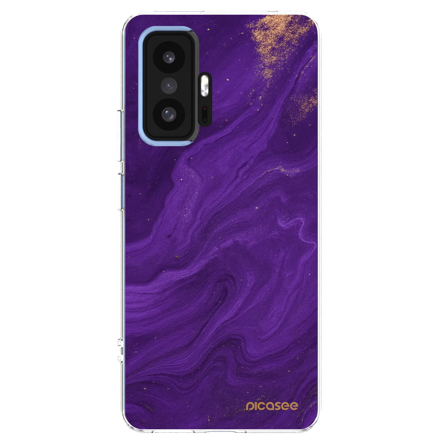 Picasee Xiaomi 11T Pro Hülle - Transparentes Silikon - Purple