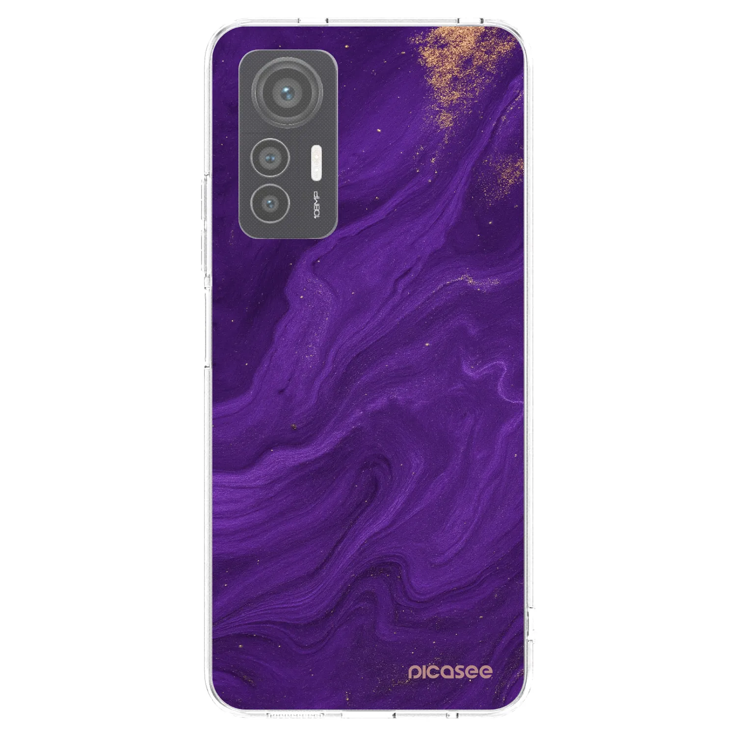 Picasee Xiaomi 12 Lite Hülle - Transparentes Silikon - Purple