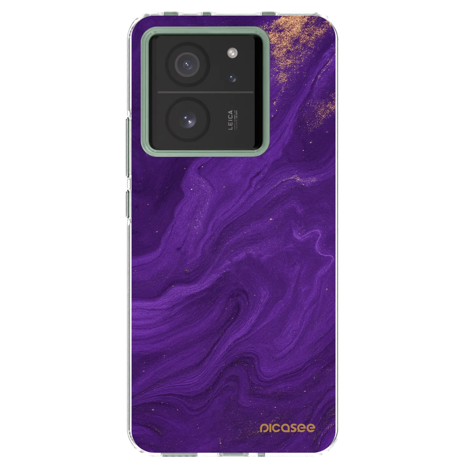 Picasee Xiaomi 13T Hülle - Transparentes Silikon - Purple