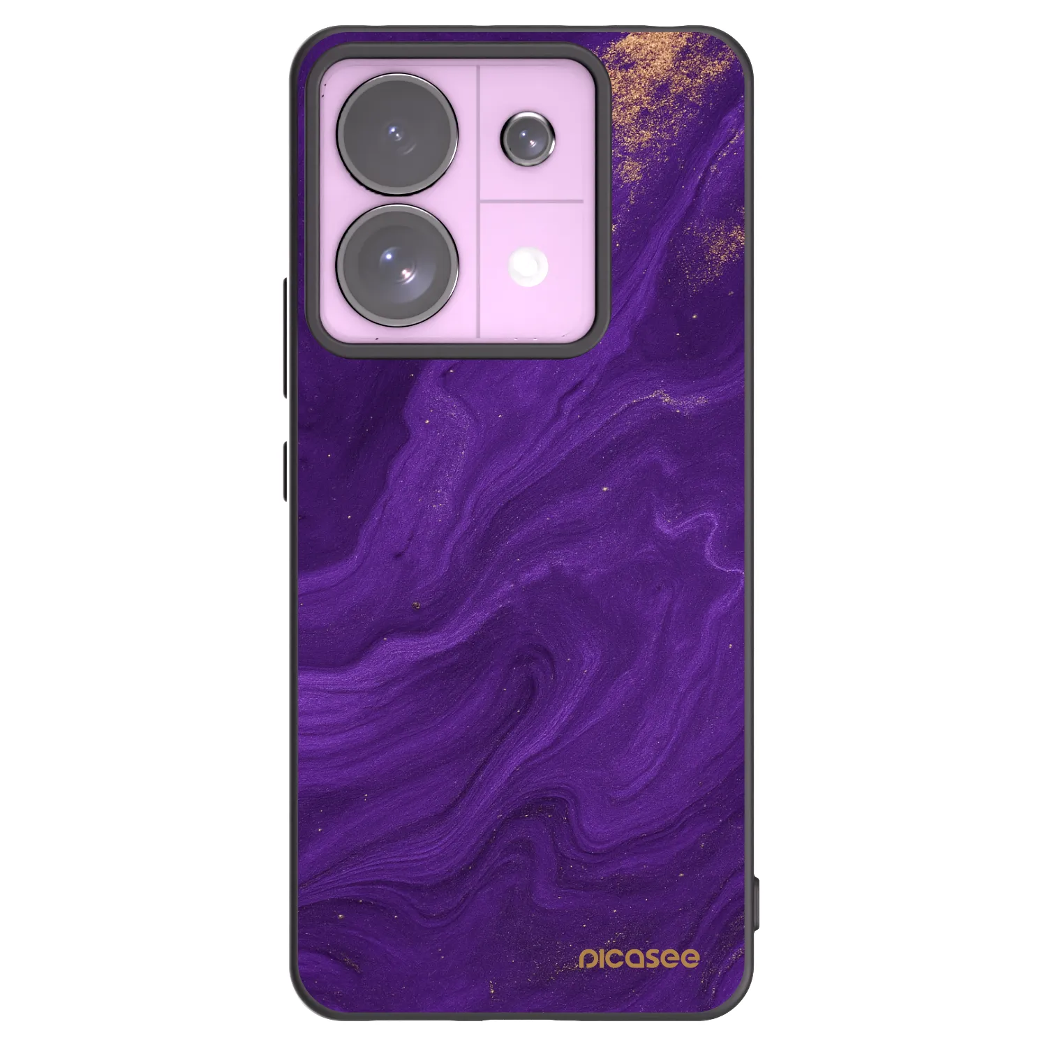 Picasee Xiaomi Redmi Note 13 Pro 5G Hülle - Schwarzes Silikon - Purple