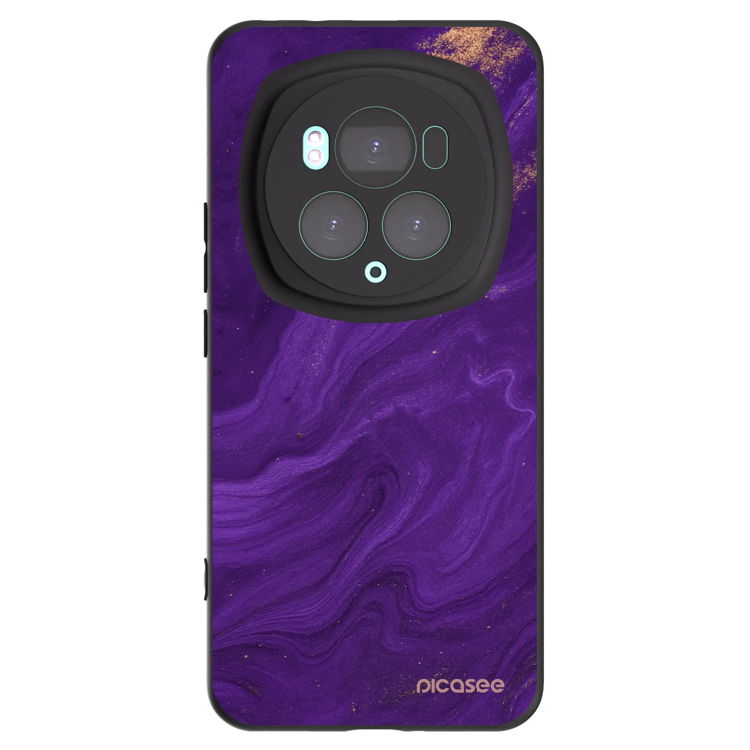 Picasee Honor Magic6 Pro Hülle - Schwarzes Silikon - Purple