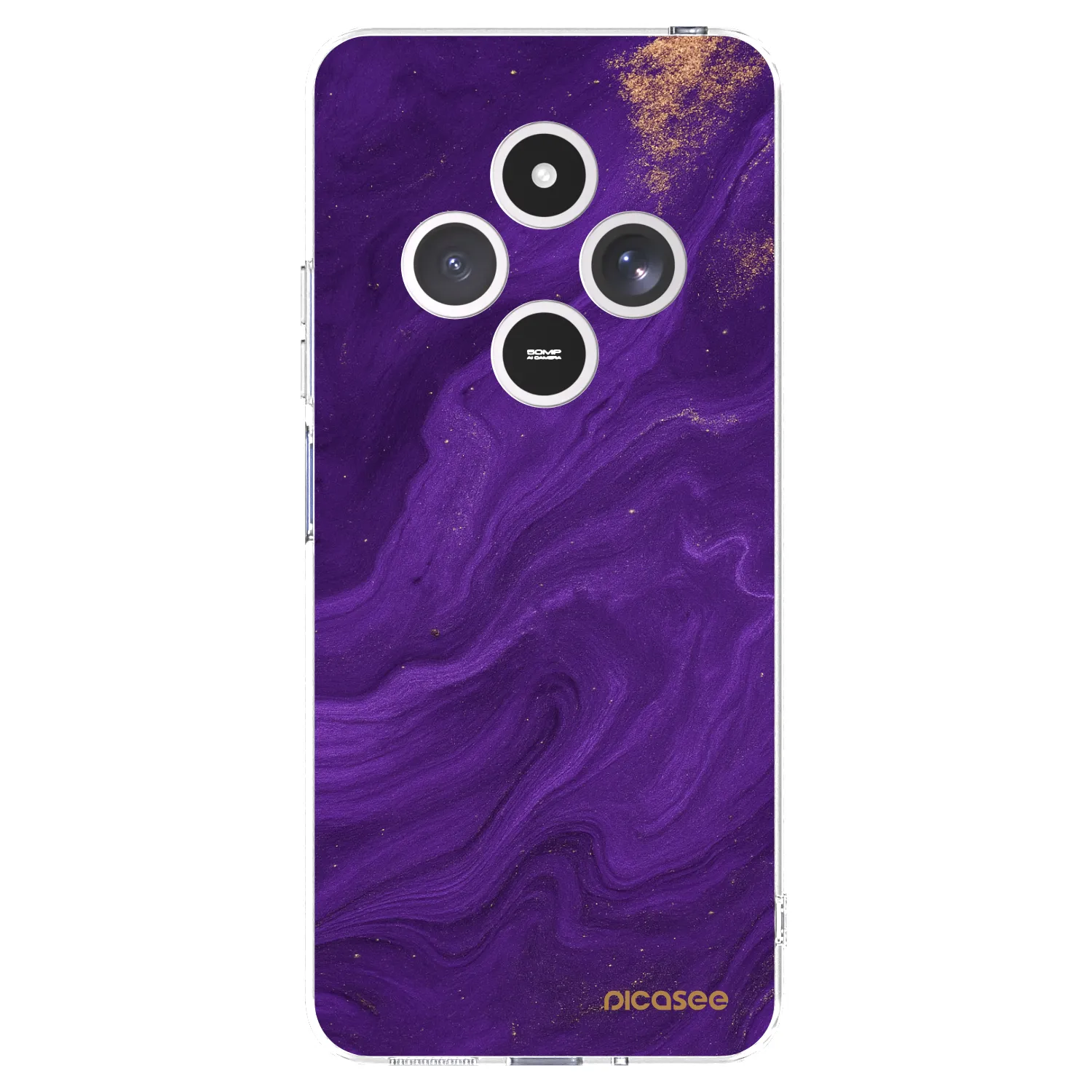 Picasee Xiaomi Redmi 14C Hülle - Transparentes Silikon - Purple