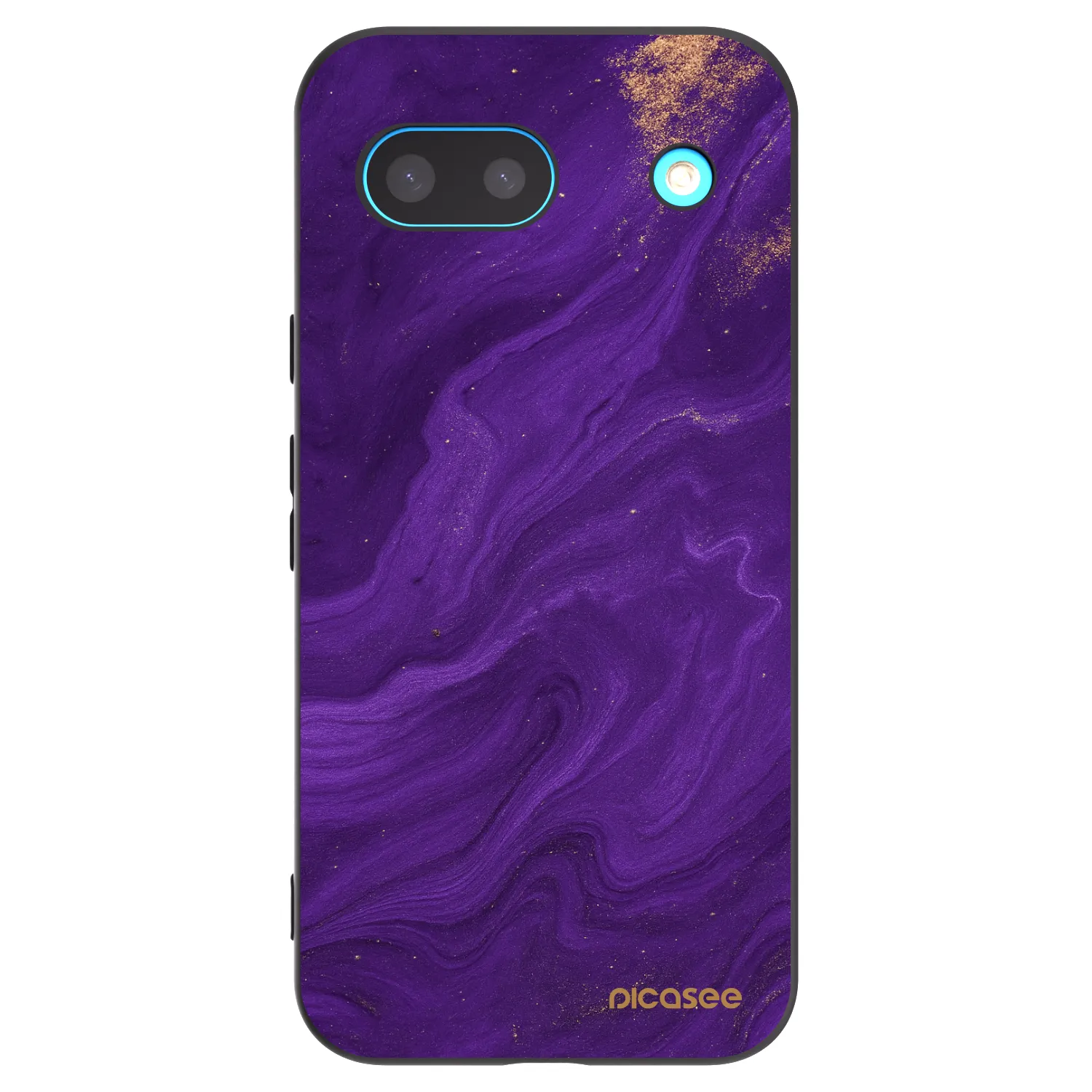 Picasee Google Pixel 8 Hülle - Schwarzes Silikon - Purple