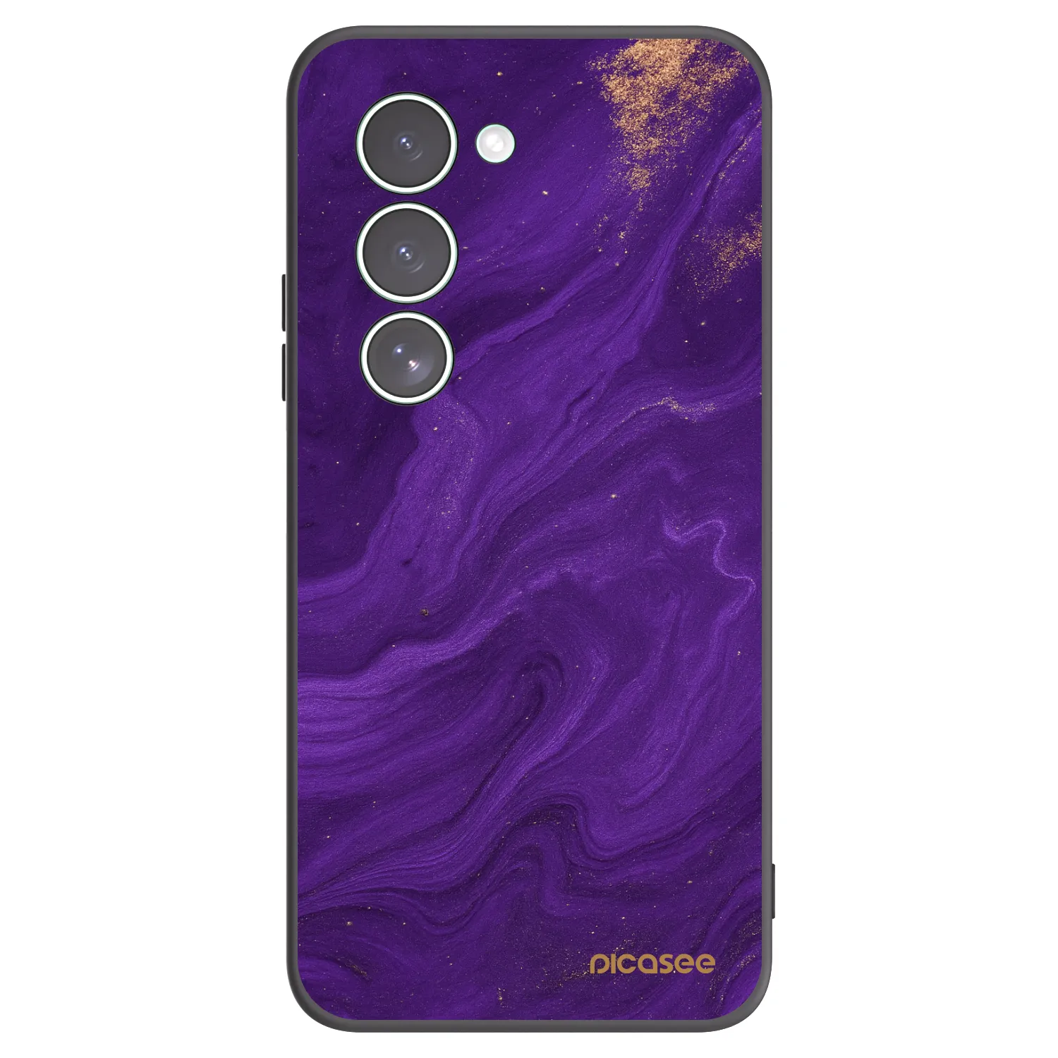 Picasee Xiaomi Redmi 15 5G Hülle - Schwarzes Silikon - Purple