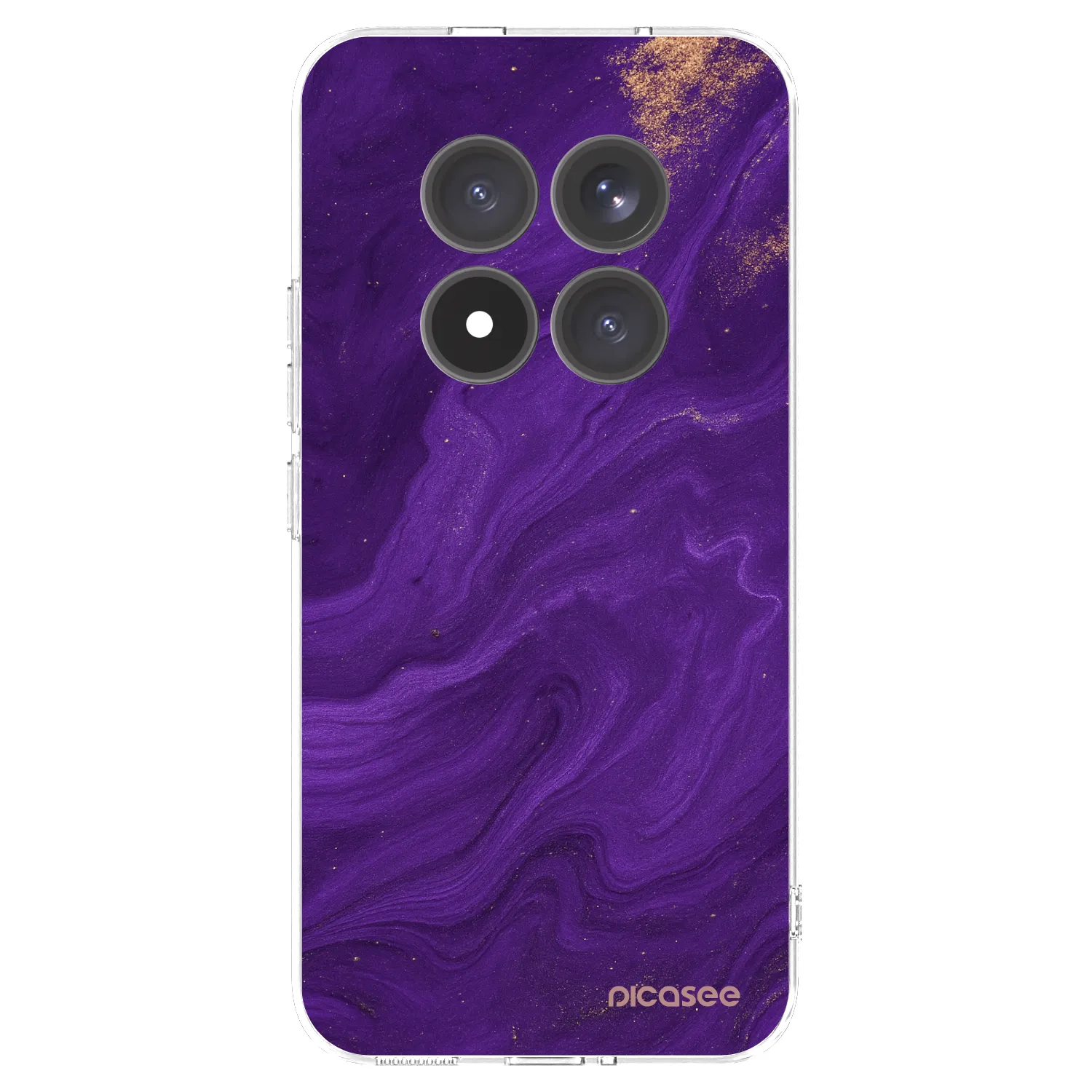 Picasee Xiaomi Redmi Note 15 Pro+ Hülle - Transparentes Silikon - Purple