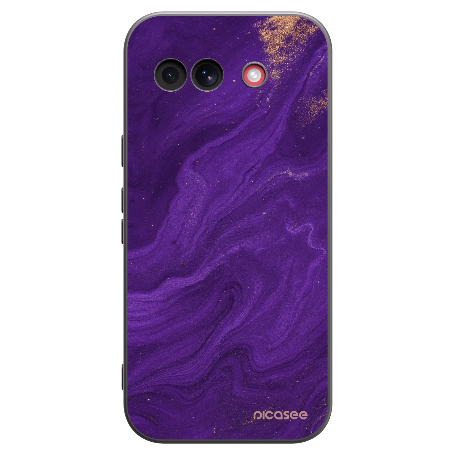 Picasee Google Pixel 10a Hülle - Schwarzes Silikon - Purple