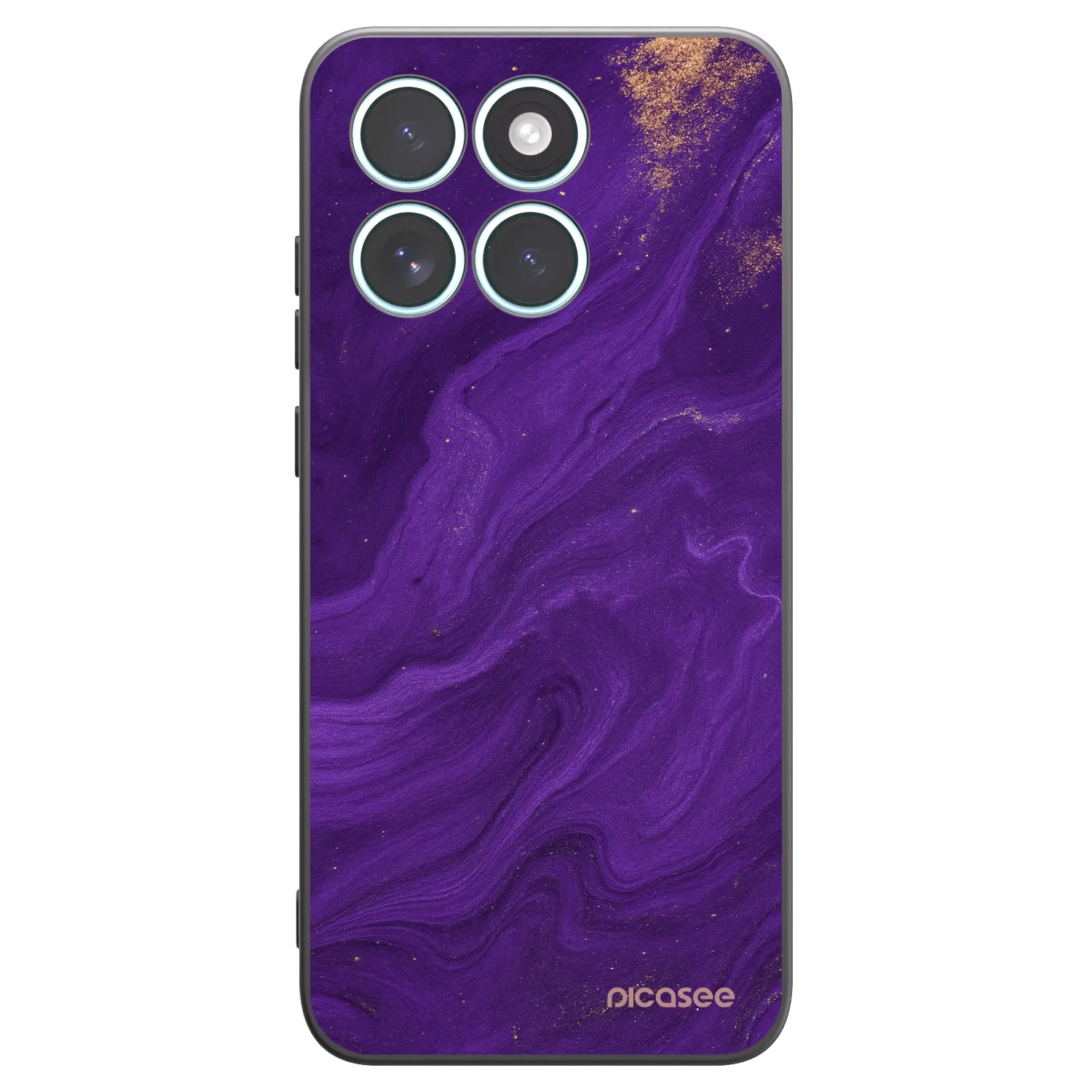 Picasee Motorola Edge 70 Fusion Hülle - Schwarzes Silikon - Purple