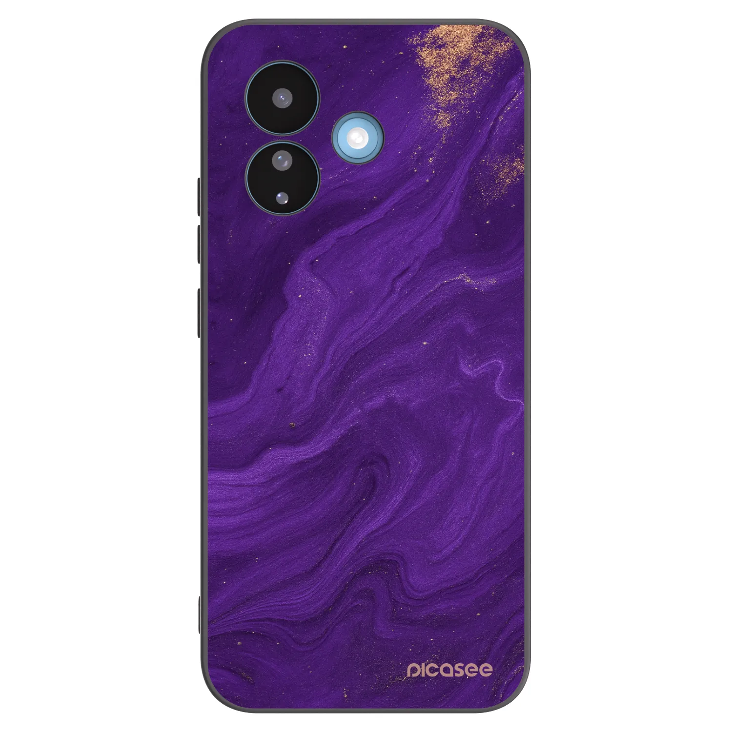 Picasee Xiaomi Redmi Note 17 Pro 5G Hülle - Schwarzes Silikon - Purple