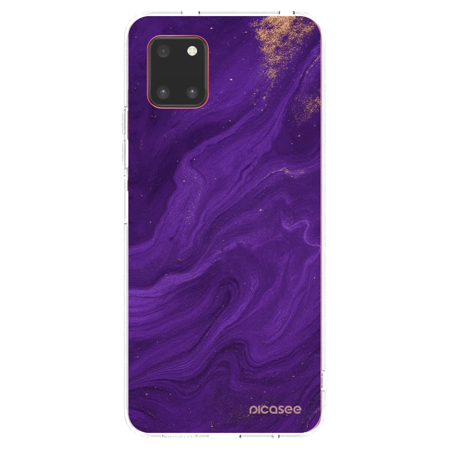 Picasee Samsung Galaxy Note 10 Lite N770F Hülle - Transparentes Silikon - Purple