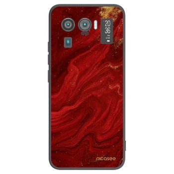 Picasee Xiaomi Mi 11 Ultra Hülle - Schwarzes Silikon - Red