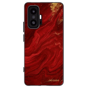 Picasee Xiaomi 11T Pro Hülle - Schwarzes Silikon - Red