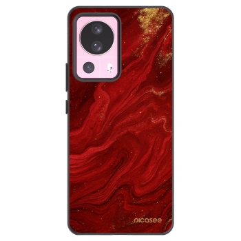 Picasee Xiaomi 13 Lite Hülle - Schwarzes Silikon - Red