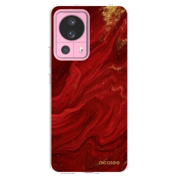Picasee Xiaomi 13 Lite Hülle - Transparentes Silikon - Red