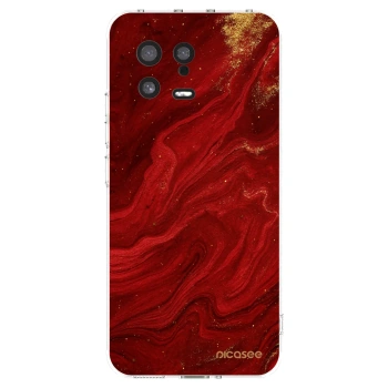 Picasee Xiaomi 13 Hülle - Transparentes Silikon - Red
