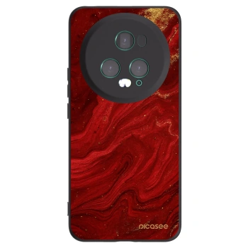 Picasee Honor Magic5 Pro Hülle - Schwarzes Silikon - Red