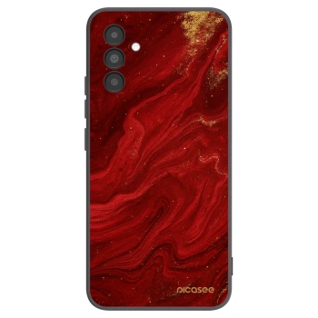 Picasee Samsung Galaxy A04s A047F Hülle - Schwarzes Silikon - Red