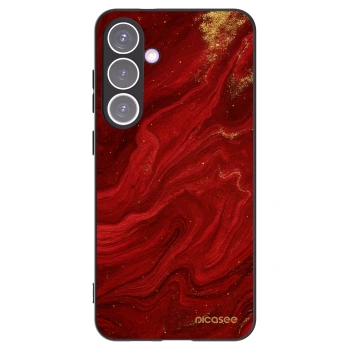Picasee Samsung Galaxy S24+ S926B 5G Hülle - Schwarzes Silikon - Red