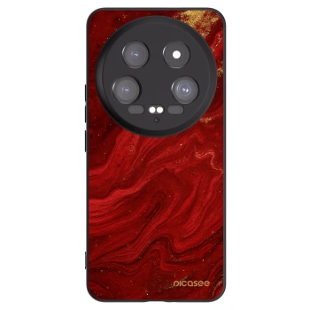 Picasee Xiaomi 14 Ultra Hülle - Schwarzes Silikon - Red
