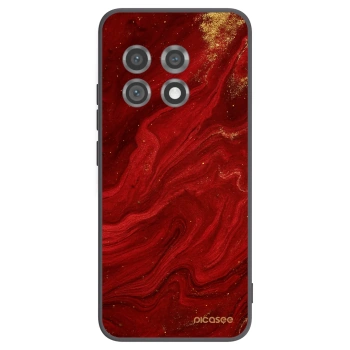 Picasee OnePlus 11 5G Hülle - Schwarzes Silikon - Red