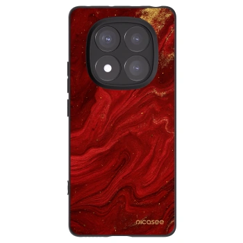 Picasee Xiaomi Redmi Note 14 Pro+ 5G Hülle - Schwarzes Silikon - Red