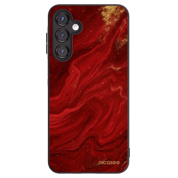 Picasee Samsung Galaxy A16 5G Hülle - Schwarzes Silikon - Red