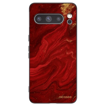 Picasee Google Pixel 8 Pro Hülle - Schwarzes Silikon - Red