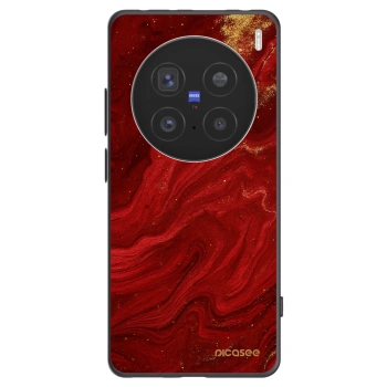 Picasee Vivo X200 Pro Hülle - Schwarzes Silikon - Red
