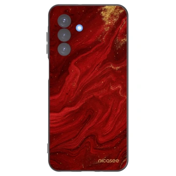 Picasee Samsung Galaxy A17 5G Hülle - Schwarzes Silikon - Red