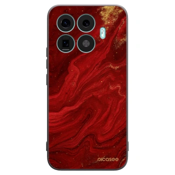 Picasee Xiaomi 17T Pro Hülle - Schwarzes Silikon - Red