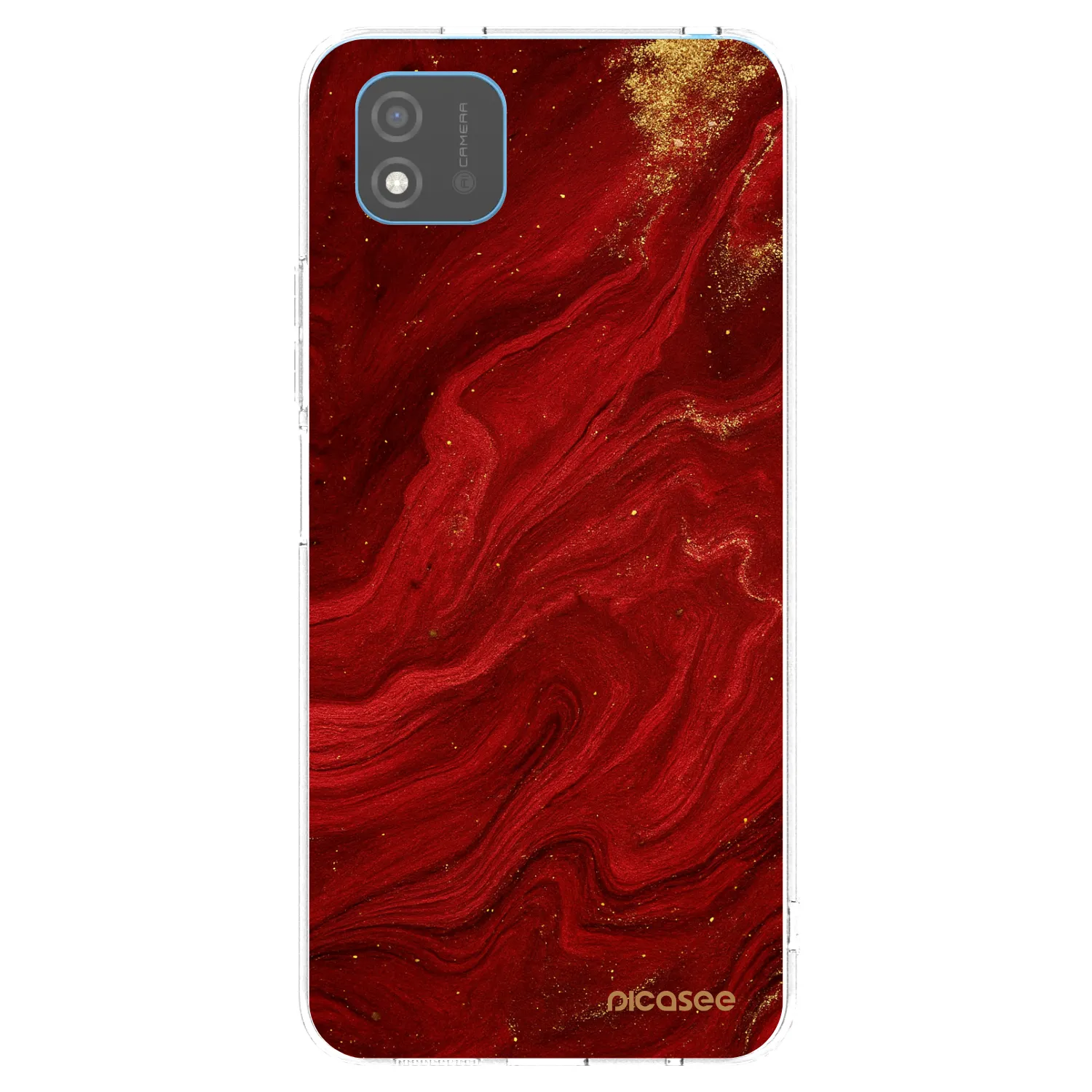 Picasee Realme C11 (2021) Hülle - Transparentes Silikon - Red