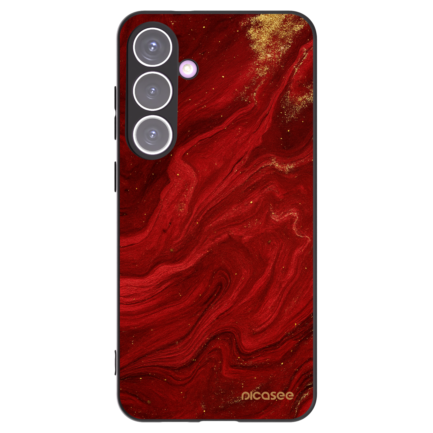 Picasee Samsung Galaxy S24+ S926B 5G Hülle - Schwarzes Silikon - Red