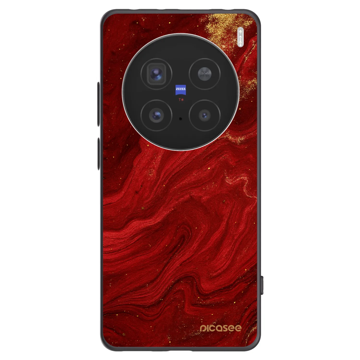 Picasee Vivo X200 Pro Hülle - Schwarzes Silikon - Red