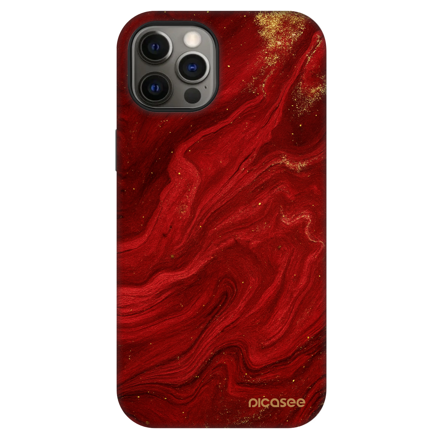 Picasee Fashion Case MagSafe für Apple iPhone 12 - Red