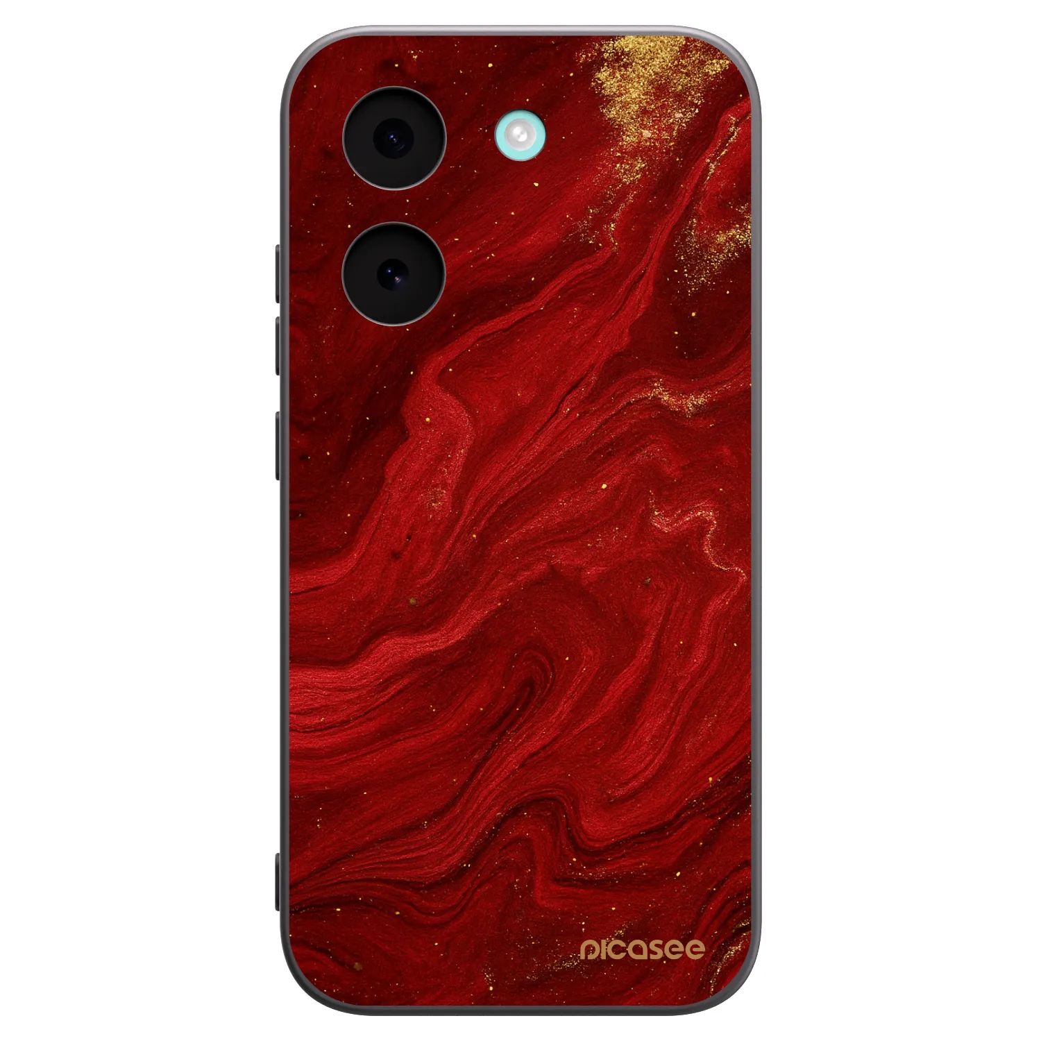 Picasee Xiaomi Poco X8 Pro Hülle - Schwarzes Silikon - Red